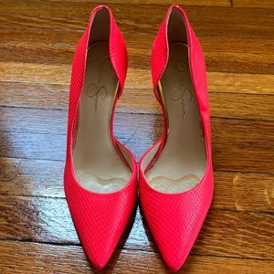 Hot pink Jessica Simpson heels